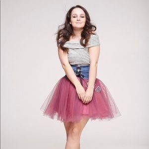 NWT  Mini Plum tutu tulle skirt - available in all sizes